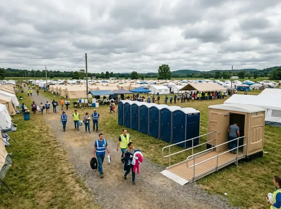 disaster-relief-camp-restrooms-010 — frequently asked questions, Dumpster & Portable Bathrooms Rental in Metzger, OR